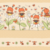 Children's wall border - Flowers, Parato, Studio360 2380