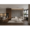 Panel PU Τεχνητής Πέτρας 314040 Mushroom Stone 60/120cm Light Grey