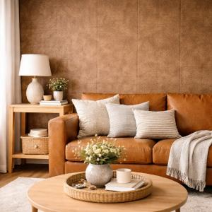 Ταπετσαρίες Τοίχου με Απομίμηση Δέρματος