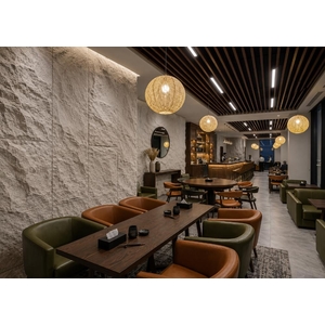 Panel PU Τεχνητής Πέτρας 323020 Mountain Rock 60/120cm Beige White