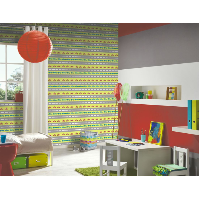 Wallpaper Kids with Cars, PS International Wallpapers, Studio360 05636-10