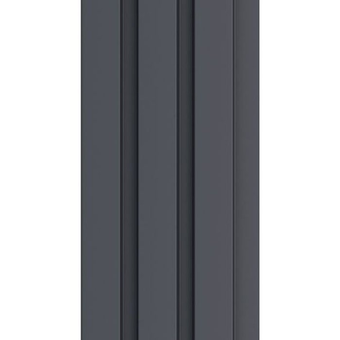 All Around Deco Wood Wall Panel Wall Line Anthracite  M