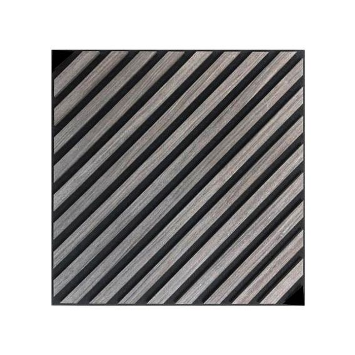 All Around Deco Acoustic Diagonal Grey 600x600x21mm