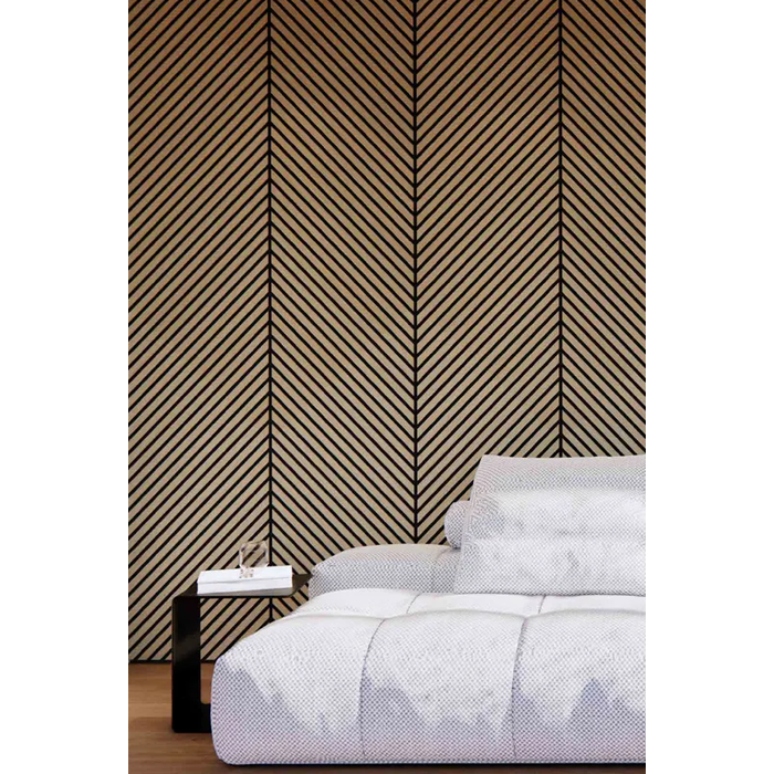 All Around Deco Acoustic Diagonal Chocolate 2650x600x21mm