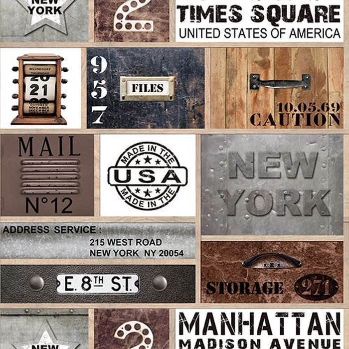 Ταπετσαρία Τοίχου Γράμματα, All Around Deco La Dolce Vita - Studio360 10DV6556