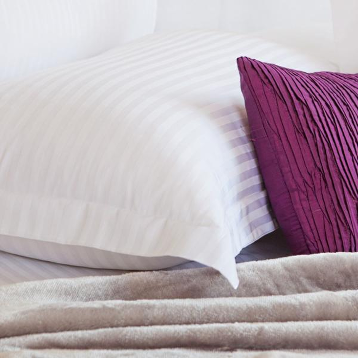 Μαξιλαροθήκη Λευκή Ξενοδοχείου OΧFORD (ΖΕΥΓΟΣ) 52Χ70 50%COTTON-50%POLYESTER ΣΑΤΕΝ ΡΙΓΑ TC-220