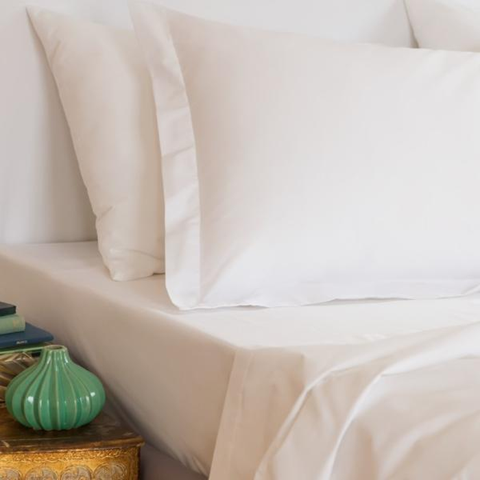 Μαξιλαροθήκη Λευκή Ξενοδοχείου OΧFORD (ΖΕΥΓΟΣ) 52Χ70 50%COTTON-50%POLYESTER TC-200