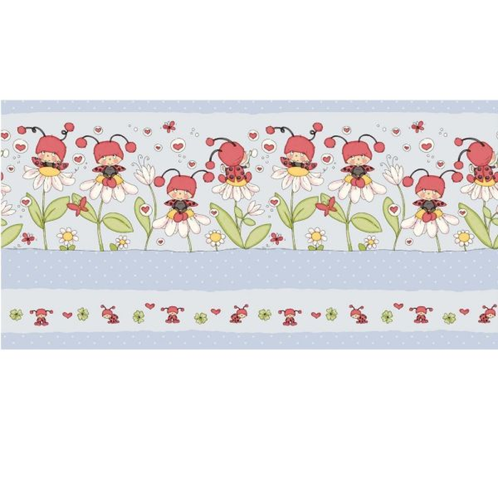Children's wall border - Flowers, Parato, Studio360 2382