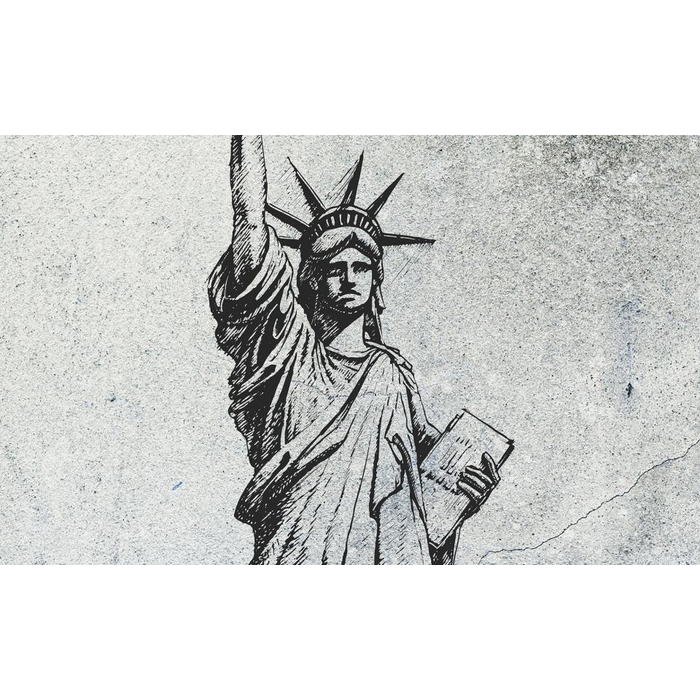 Φωτοταπετσαρία Τοίχου Άγαλμα της Ελευθερίας, Erismann Zooom