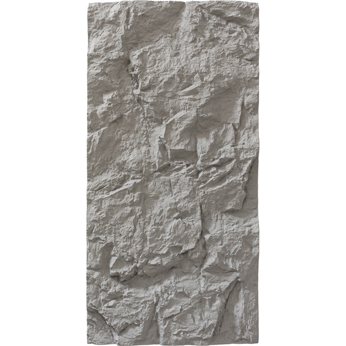 Panel PU Τεχνητής Πέτρας 321040 Mountain Rock 60/120cm Light Grey