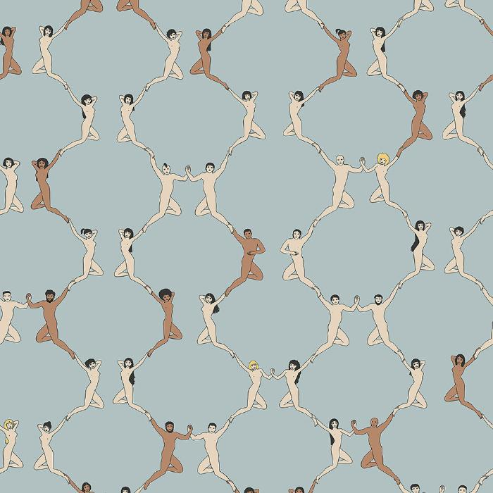 All around Deco Batabasta Wallpaper