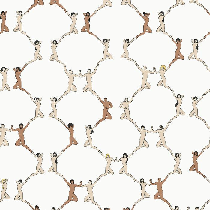 All around Deco Batabasta Wallpaper