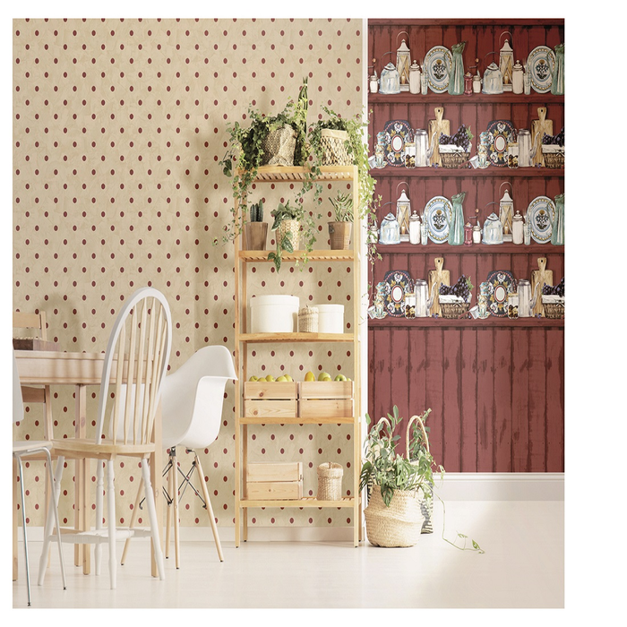  Ταπετσαρία Τοίχου Κουζίνα & Καφές Fiori Country 2019 Parato Studio 360-7533