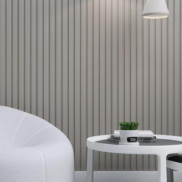 Mdf Panel Με 3d Πηχακια 506090 Beat Dl 16/119/2750MM Sand Grey