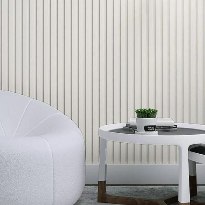 Mdf Panel Με 3d Πηχακια 502040 Beat St 16/119/2750MM White