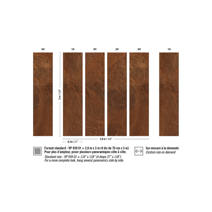 Ψηφιακή Εκτύπωση Τοίχου Bois Sculpte , Elitis