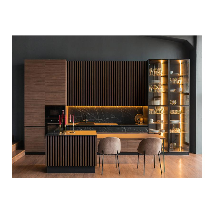 Woodline Acoustic Panel 30x270cm Oak Dark,All Around Deco