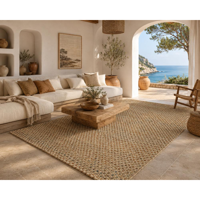 Carpet Natura 343660 (325070)  Terracota Aqua  All Around Deco