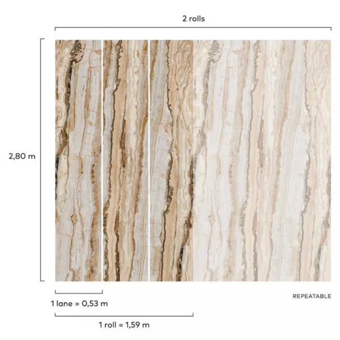 Digital Print 1,59Μx2,80M Orom II Grandeco