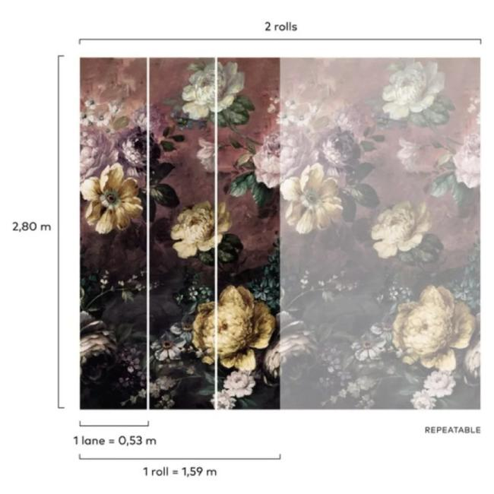 Digital Print 1,59Μx2,80M Orom II Grandeco