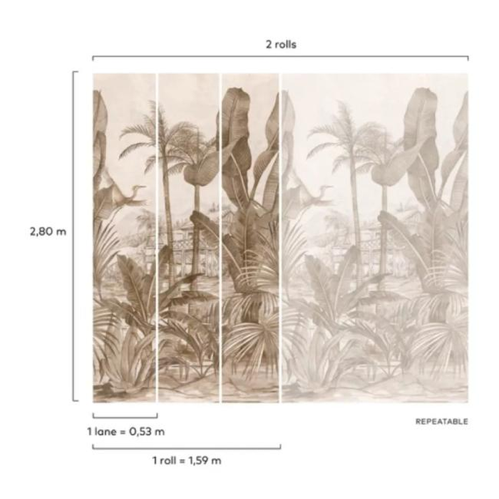 Digital Print 1,59Μx2,80M Orom II Grandeco