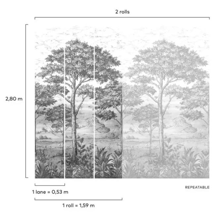 Digital Print 1,59Μx2,80M Orom II Grandeco