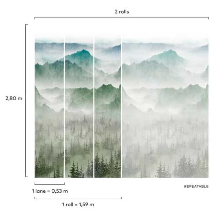 Digital Print 1,59Μx2,80M Orom II Grandeco