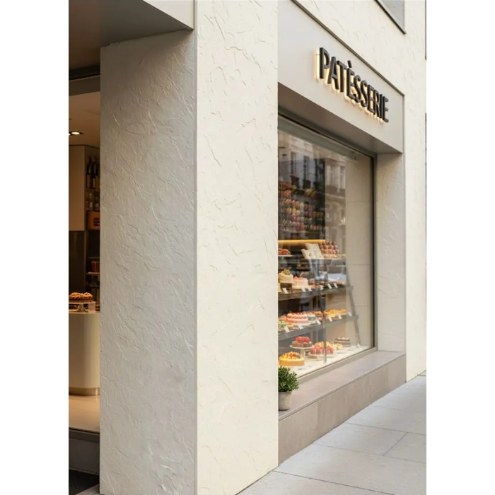 Πάνελ Εύκαμπτης Πέτρας Slate 60x120 Μπεζ Λευκό