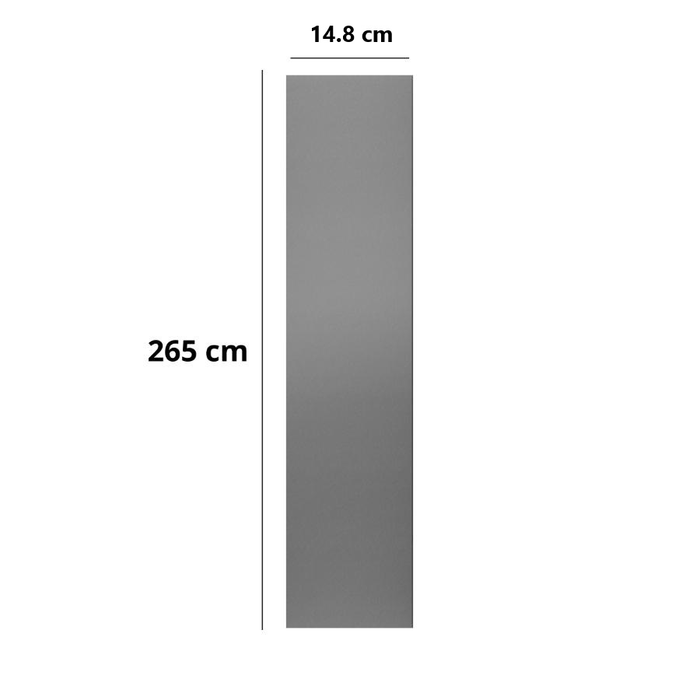 Διακοσμητικό wall panel S 14,8cm Brushed Steel 2,65M