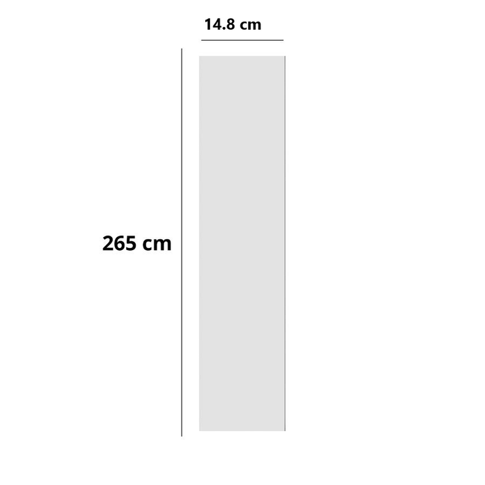 Διακοσμητικό wall panel S 14,8cm Soft White 2,65M