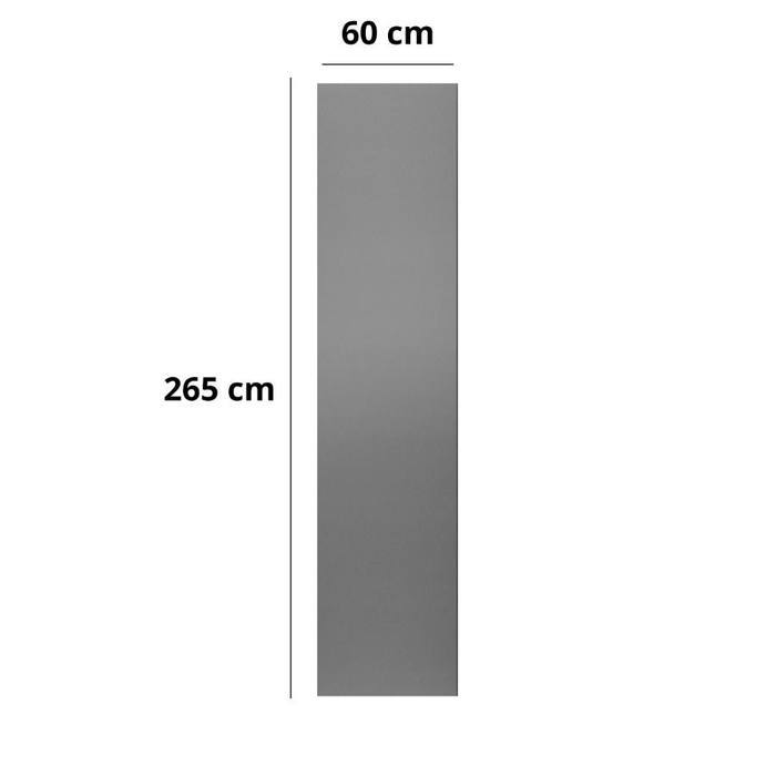 Διακοσμητικό wall panel XL 60cm Brushed Steel 2,65M