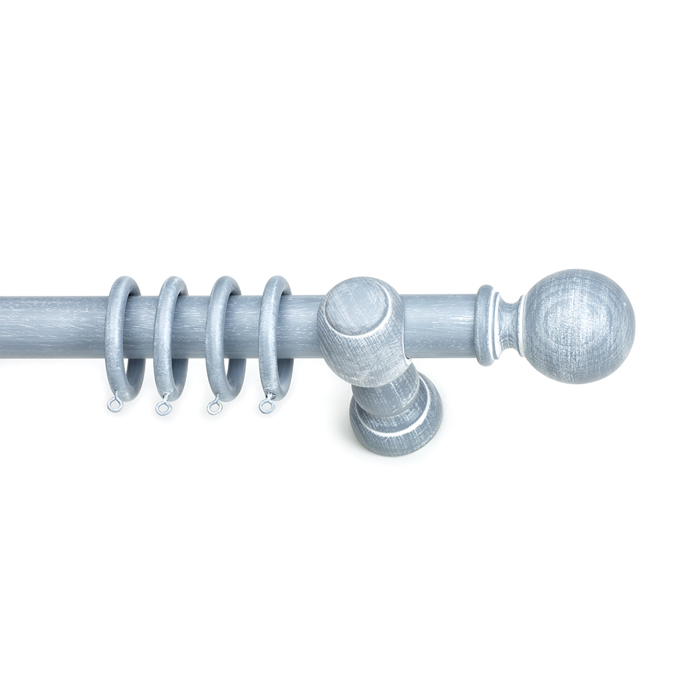 All around Deco Ξύλινο Kουρτινόξυλο Φ35  Clasico Navy