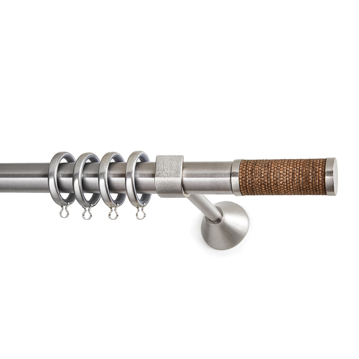 All around Deco Kουρτινόξυλο Φ25  Ios Nickel-Wenge Mat