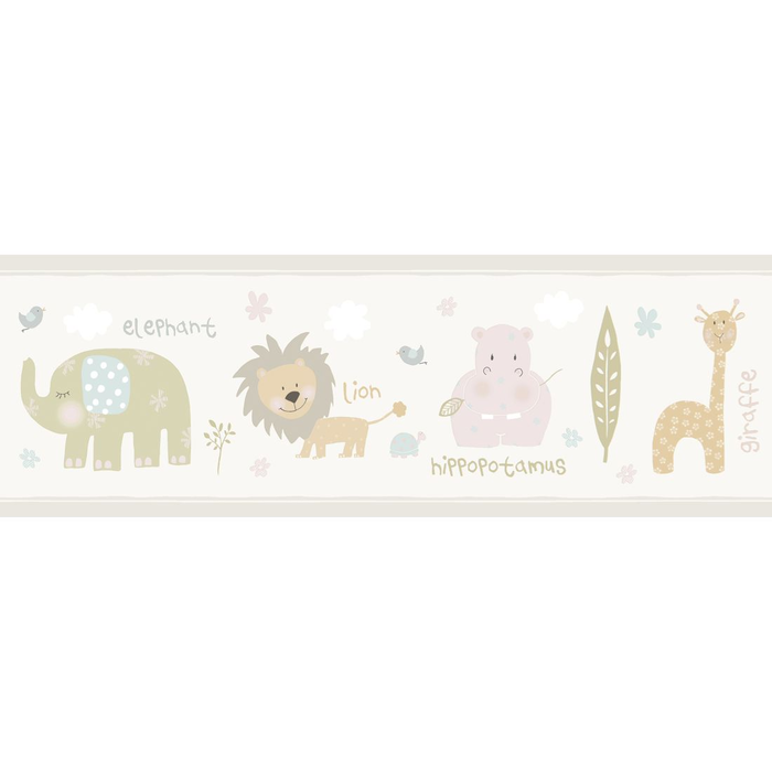 Children's Border Animals, All Around Deco Lullaby - Studio360 LU1-242