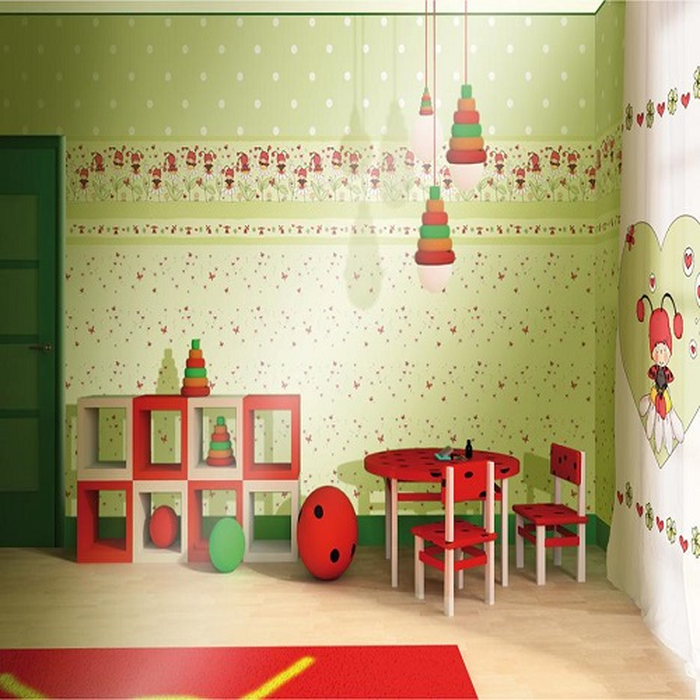 Children's wall border - Flowers, Parato, Studio360 2382