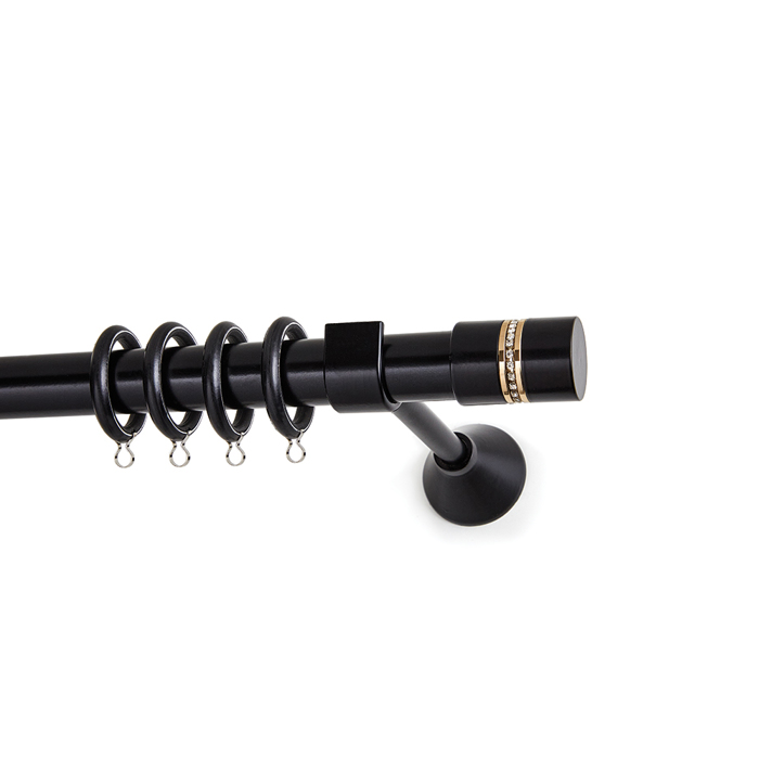 All around Deco Kουρτινόξυλο Φ25  S10 MY 24 Oro Polished