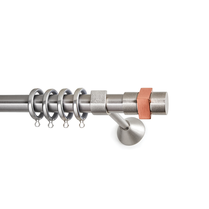 All around Deco Kουρτινόξυλο Φ25  S11 Nickel Copper