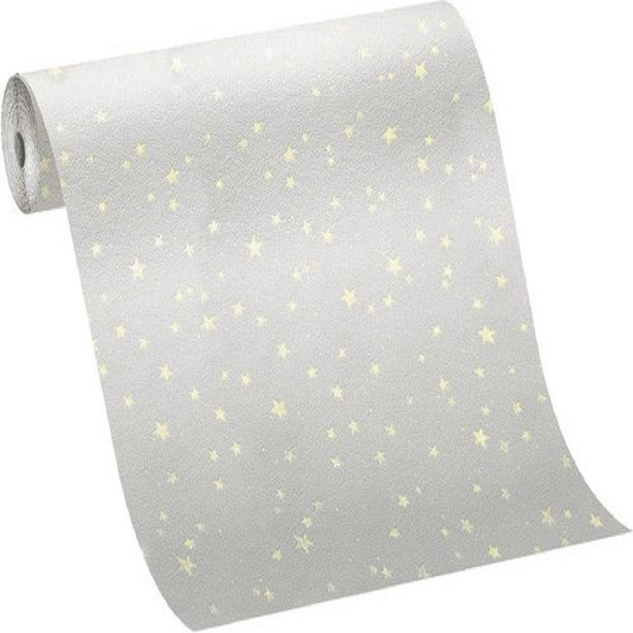 Wallpaper Glowing Stars, Glow in the Dark, All Around Deco Studio 360 77308